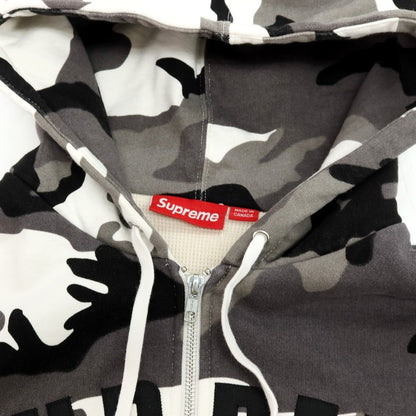 【中古】シュプリーム Supreme 2025年秋冬 Arc Thermal Lined Zip Up Hooded Sweatshirt パーカー グレーxブラック【サイズS】【 状態ランクB 】【 メンズ 】