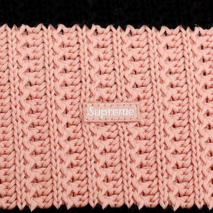 【中古】シュプリーム Supreme 2025年春夏 Loose Gauge Stripe Small Box Sweater プルオーバーニット ピンクxブラック【サイズM】【 状態ランクB 】【 メンズ 】