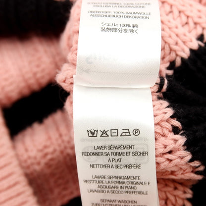 【中古】シュプリーム Supreme 2025年春夏 Loose Gauge Stripe Small Box Sweater プルオーバーニット ピンクxブラック【サイズM】【 状態ランクB 】【 メンズ 】