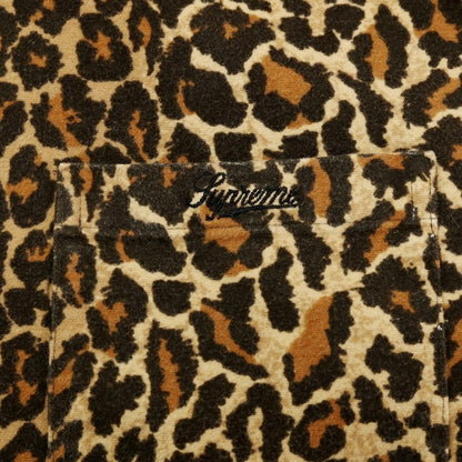 【中古】シュプリーム Supreme 2025年秋冬 Flannel Pajama Shirt レオパード柄 カジュアルシャツ ベージュxブラック【サイズM】【 状態ランクA 】【 メンズ 】