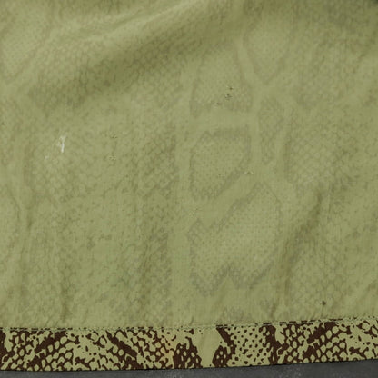 【中古】シュプリーム Supreme 2024年春夏 Snake S/S Shirt 半袖シャツ グリーンxブラウン【サイズS】【 状態ランクB 】【 メンズ 】