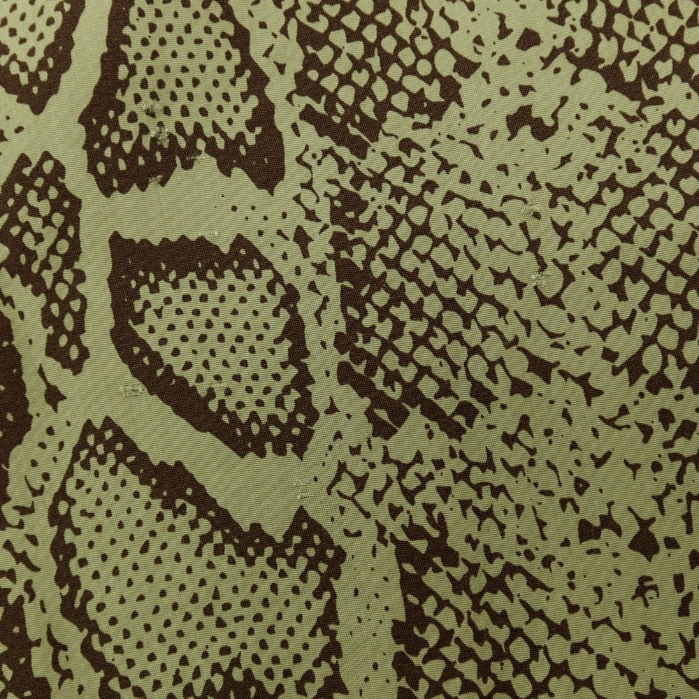 【中古】シュプリーム Supreme 2024年春夏 Snake S/S Shirt 半袖シャツ グリーンxブラウン【サイズS】【 状態ランクB 】【 メンズ 】