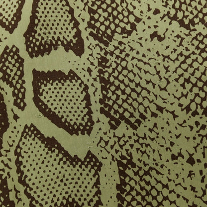 【中古】シュプリーム Supreme 2024年春夏 Snake S/S Shirt 半袖シャツ グリーンxブラウン【サイズS】【 状態ランクB 】【 メンズ 】