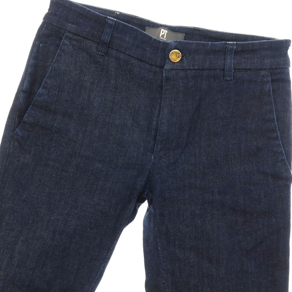 【中古】ピーティートリノ デニム PT TORINO DENIM ストレッチ コットン デニムパンツ ジーンズ ネイビー【サイズ28】【 状態ランクB 】【 メンズ 】