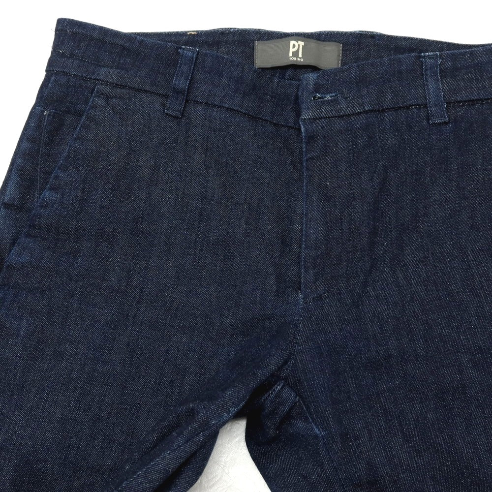 【中古】ピーティートリノ デニム PT TORINO DENIM ストレッチ コットン デニムパンツ ジーンズ ネイビー【サイズ28】【 状態ランクB 】【 メンズ 】