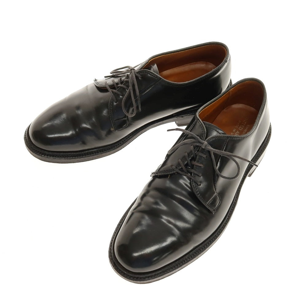 【中古】オールデン ALDEN UNITED ARROWS別注 9901 コードバン プレーントゥ ドレスシューズ ブラック【 7 1/2D 】【 状態ランクB 】【 メンズ 】 []