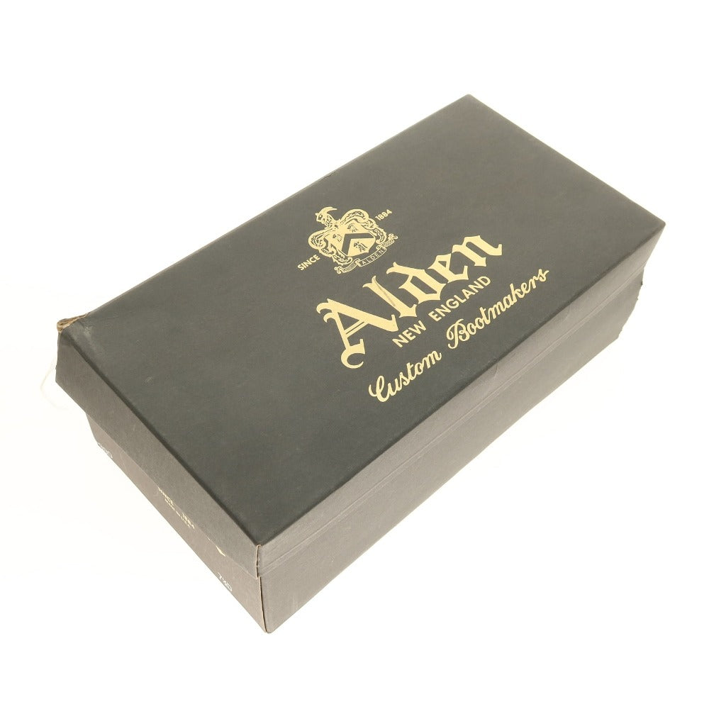 【中古】オールデン ALDEN UNITED ARROWS別注 9901 コードバン プレーントゥ ドレスシューズ ブラック【 7 1/2D 】【 状態ランクB 】【 メンズ 】 []