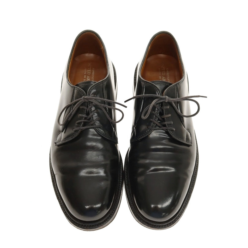 【中古】オールデン ALDEN UNITED ARROWS別注 9901 コードバン プレーントゥ ドレスシューズ ブラック【 7 1/2D 】【 状態ランクB 】【 メンズ 】 []