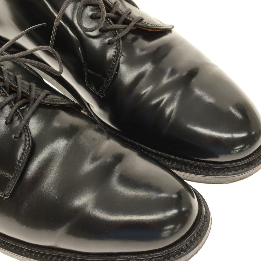 【中古】オールデン ALDEN UNITED ARROWS別注 9901 コードバン プレーントゥ ドレスシューズ ブラック【 7 1/2D 】【 状態ランクB 】【 メンズ 】 []