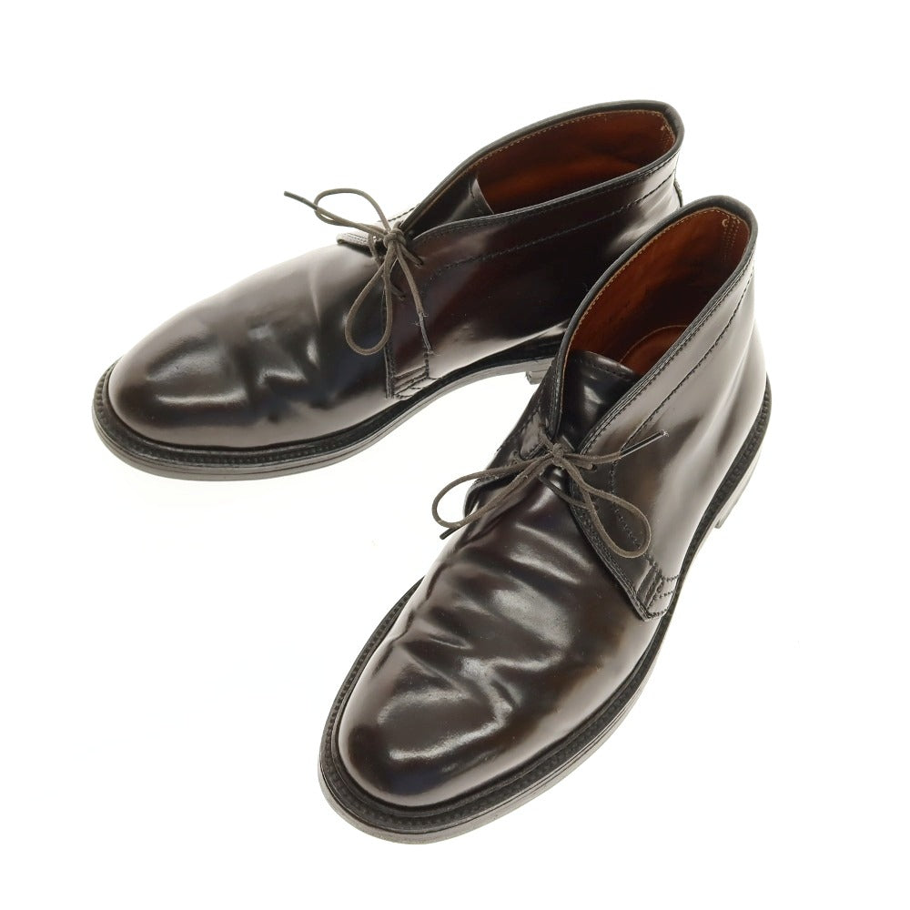 【中古】オールデン ALDEN TASSELS別注 1340 コードバン チャッカブーツ ダークブラウン【サイズ7 1/2D】【 状態ランクB 】【 メンズ 】
