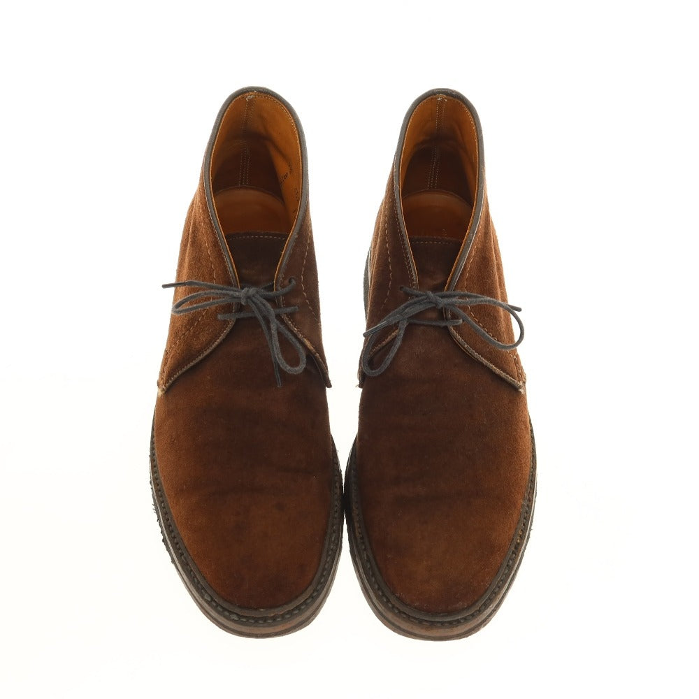 【中古】オールデン ALDEN SHIPS別注 スエード チャッカブーツ ブラウン【サイズ7 1/2D】【 状態ランクC 】【 メンズ 】