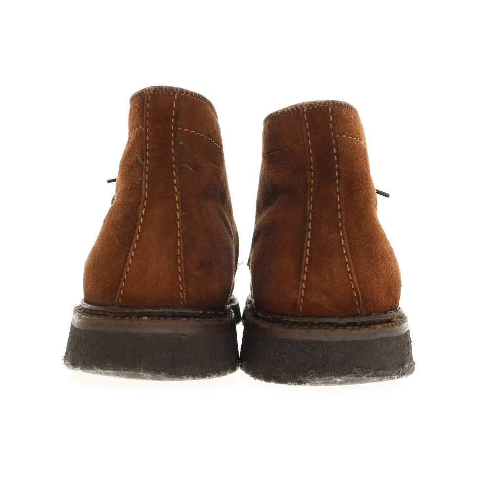 【中古】オールデン ALDEN SHIPS別注 スエード チャッカブーツ ブラウン【サイズ7 1/2D】【 状態ランクC 】【 メンズ 】