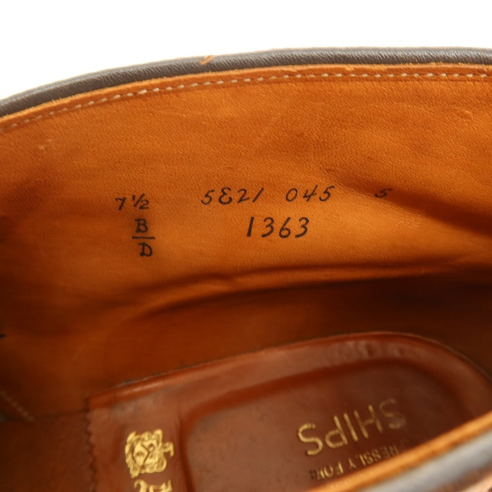 【中古】オールデン ALDEN SHIPS別注 スエード チャッカブーツ ブラウン【サイズ7 1/2D】【 状態ランクC 】【 メンズ 】