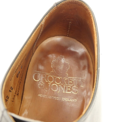 【中古】クロケットアンドジョーンズ CROCKETT&amp;JONES CONNAUGHT ストレートチップ ドレスシューズ ブラック【 6 1/2E 】【 状態ランクD 】【 メンズ 】 []