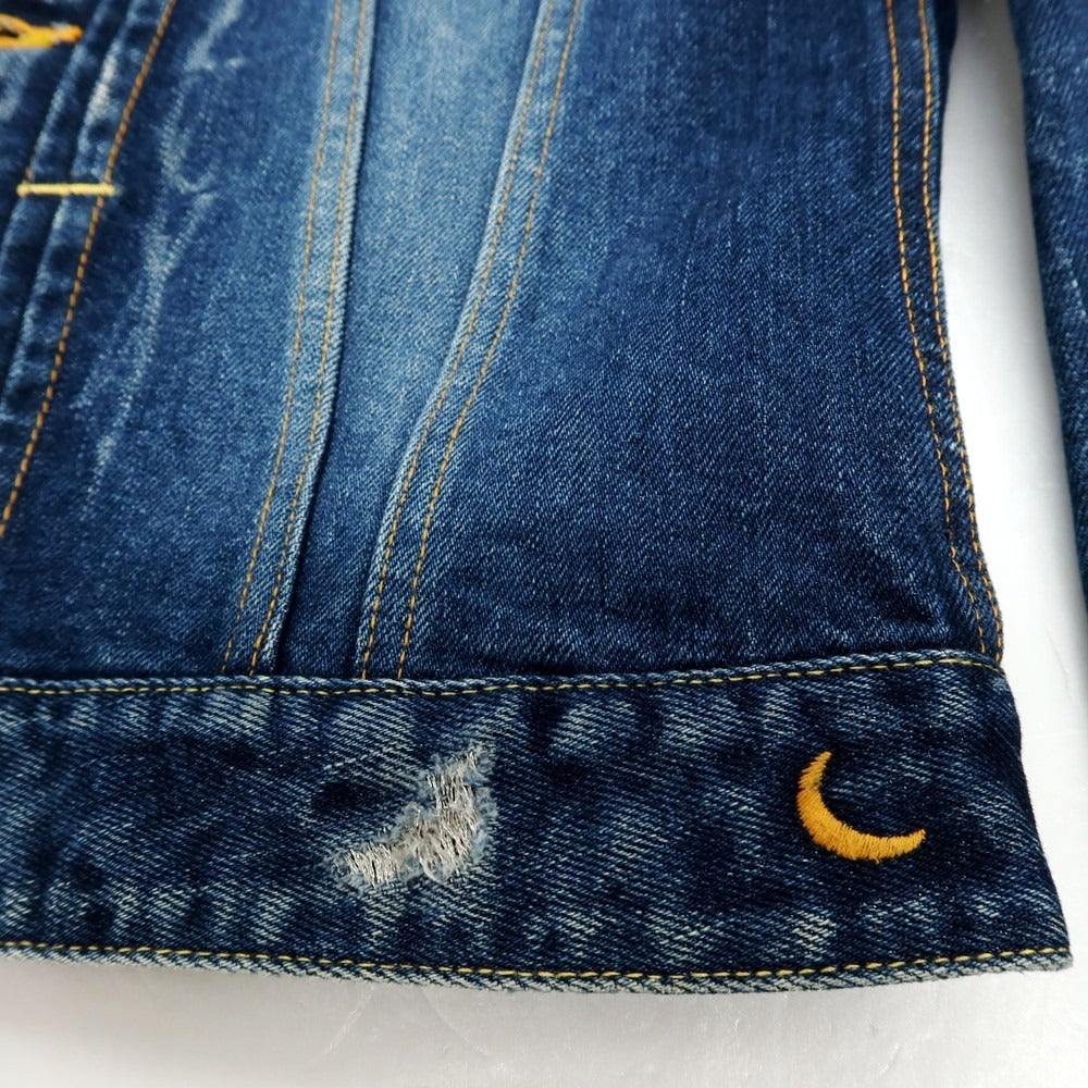 【中古】ゲッコー GEKKO デニムジャケット ジージャン ネイビー【サイズ44】【 状態ランクB 】【 メンズ 】