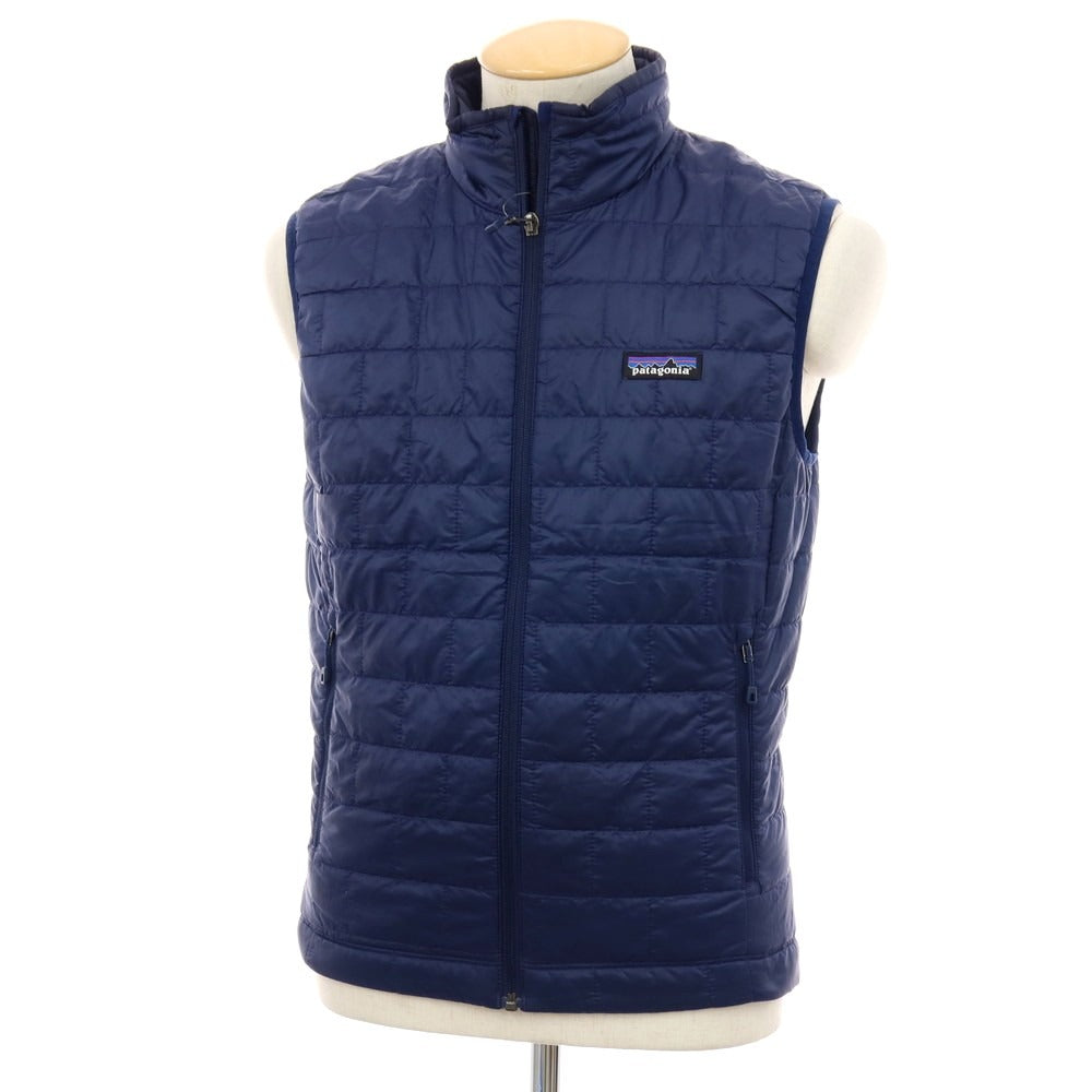 【中古】パタゴニア patagonia ポリエステル 中綿ベスト ポリエステル ネイビー【サイズXS】【 状態ランクC 】【 メンズ 】