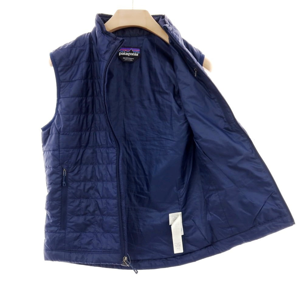 【中古】パタゴニア patagonia ポリエステル 中綿ベスト ポリエステル ネイビー【サイズXS】【 状態ランクC 】【 メンズ 】