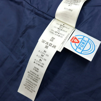 【中古】パタゴニア patagonia ポリエステル 中綿ベスト ポリエステル ネイビー【サイズXS】【 状態ランクC 】【 メンズ 】