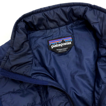 【中古】パタゴニア patagonia ポリエステル 中綿ベスト ポリエステル ネイビー【サイズXS】【 状態ランクC 】【 メンズ 】