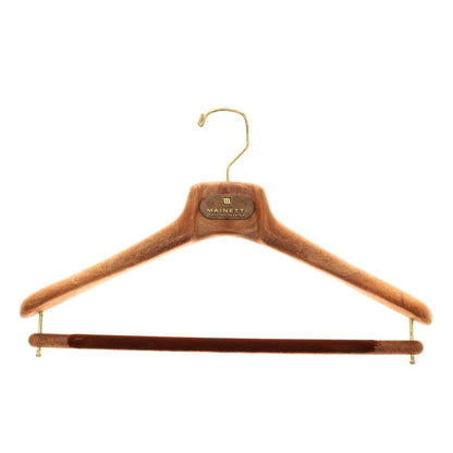 【中古】マイネッティ Mainetti 2本セット ハンガー ブラウンxゴールド【サイズ40】【 状態ランクA 】【 メンズ 】
