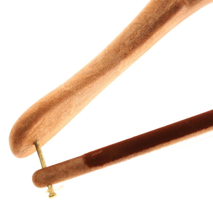 【中古】マイネッティ Mainetti 2本セット ハンガー ブラウンxゴールド【サイズ40】【 状態ランクA 】【 メンズ 】