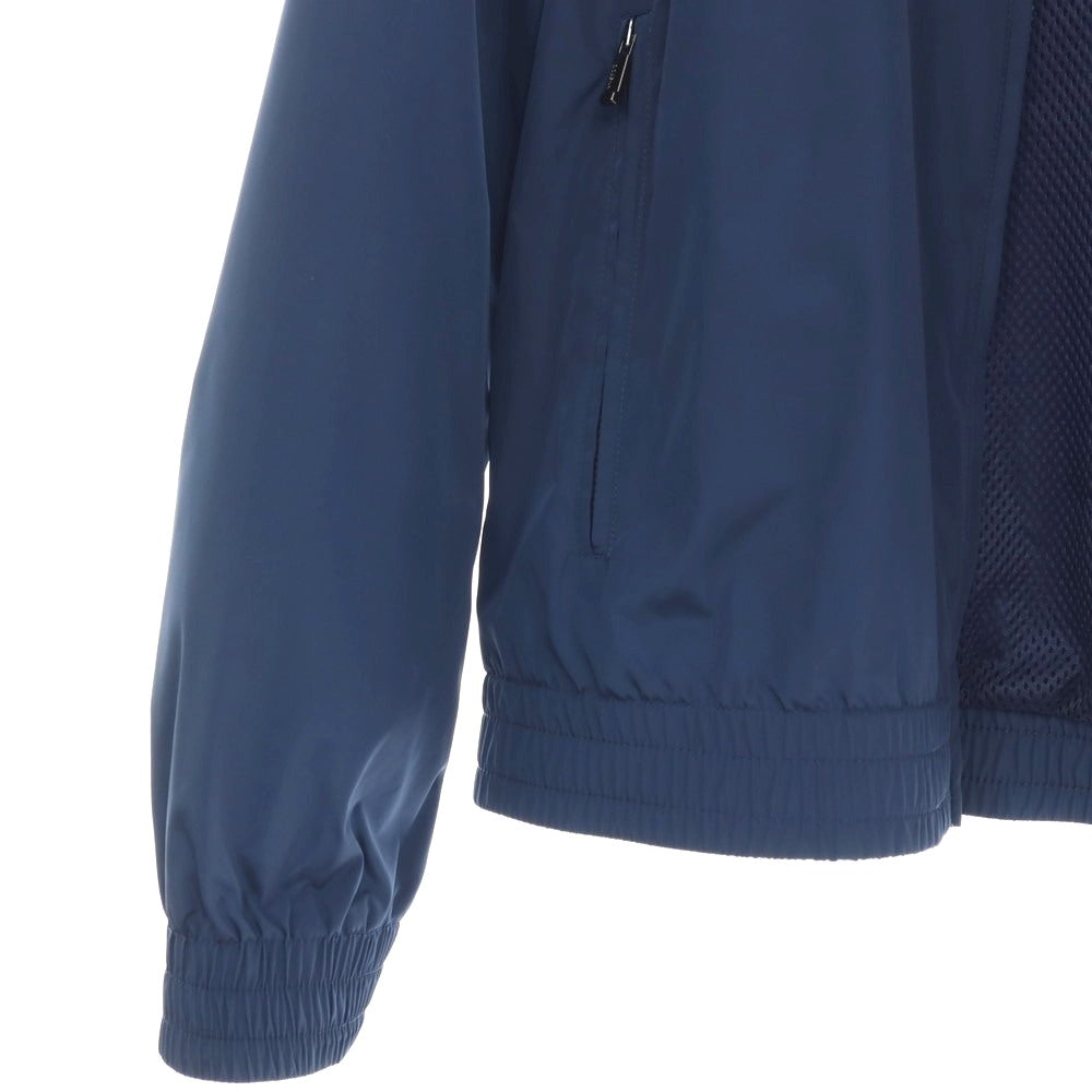 【中古】ジーゼニア Z Zegna ポリエステル スタンドカラー ダブルジップ スイングトップ ネイビーブルー【サイズS】【 状態ランクB 】【 メンズ 】