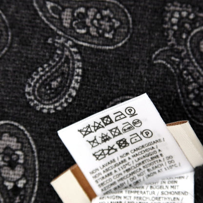 【中古】アルテア Altea ウール ペイズリー柄 ストール ダークグレー【 状態ランクB 】【 メンズ 】