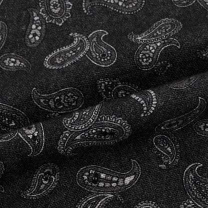 【中古】アルテア Altea ウール ペイズリー柄 ストール ダークグレー【 状態ランクB 】【 メンズ 】