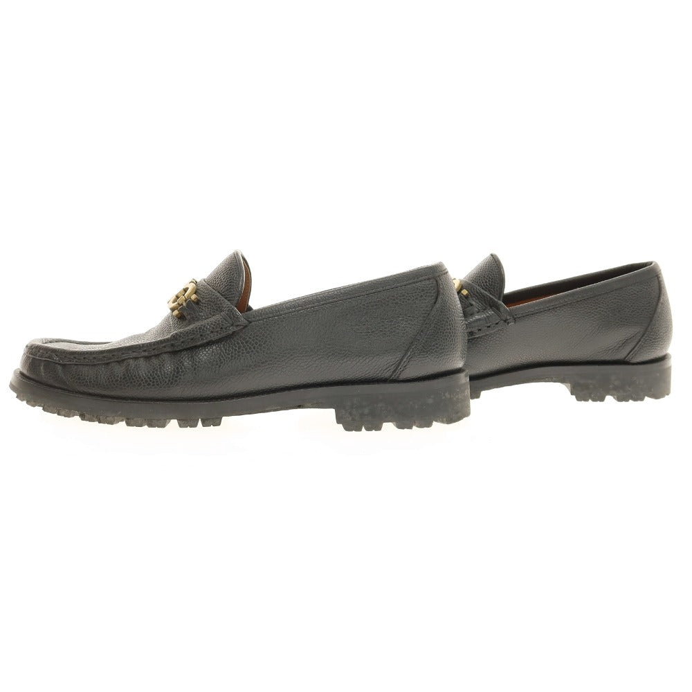 【中古】サルヴァトーレフェラガモ Salvatore Ferragamo タッセルローファー ブラック【サイズ5 1/2EE】【 状態ランクB 】【 メンズ 】[CPD]