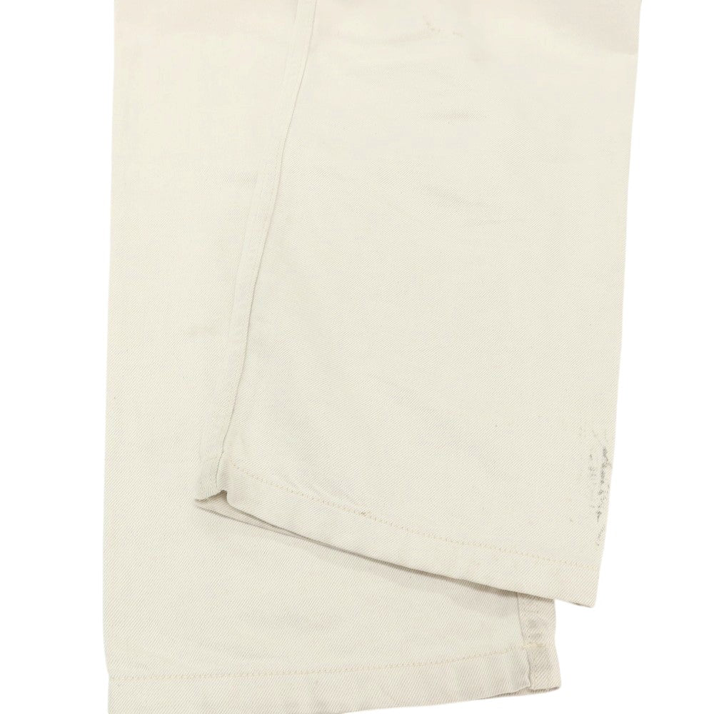 【中古】ヒステリックグラマー HYSTERIC GLAMOUR コットンリネン ワークパンツ アイボリー【サイズS】【 状態ランクC 】【 メンズ 】
