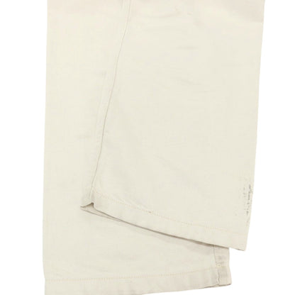 【中古】ヒステリックグラマー HYSTERIC GLAMOUR コットンリネン ワークパンツ アイボリー【サイズS】【 状態ランクC 】【 メンズ 】