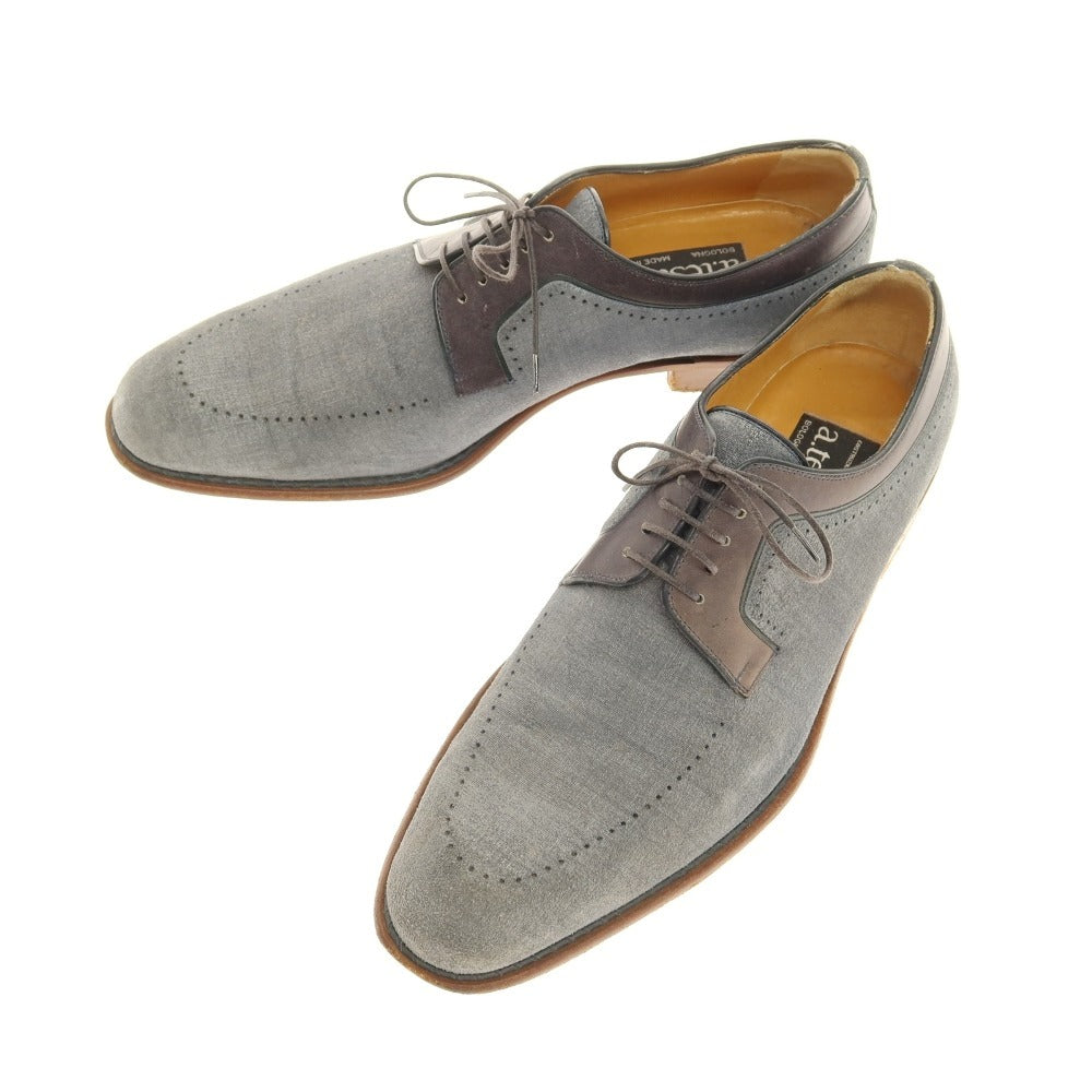 【中古】ア テストーニ a.testoni ドレスシューズ ブルー【サイズ7 1/2】【 状態ランクB 】【 メンズ 】