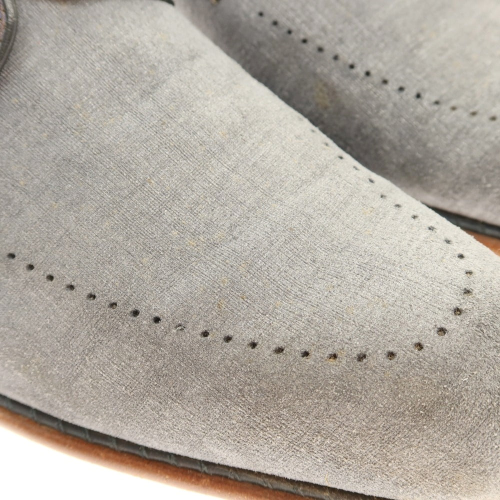 【中古】ア テストーニ a.testoni ドレスシューズ ブルー【サイズ7 1/2】【 状態ランクB 】【 メンズ 】