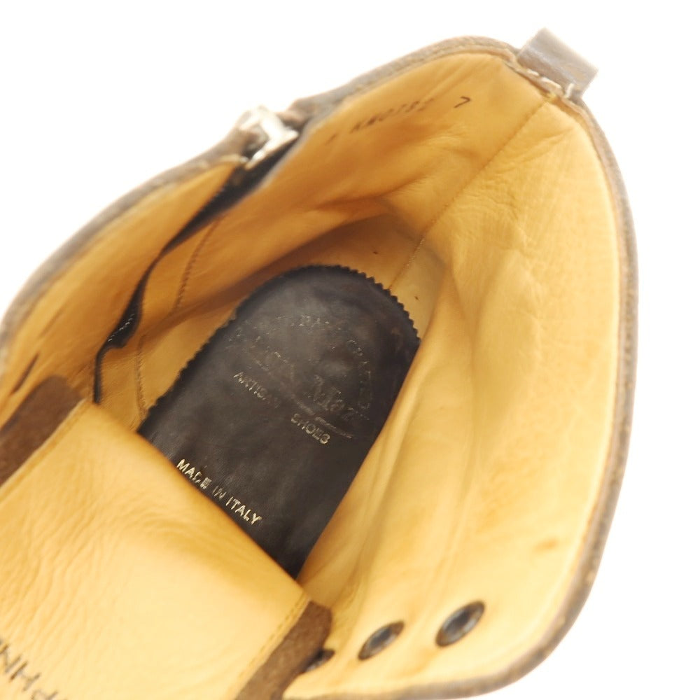 【中古】ソフネット SOPHNET. Silvano Mazza ブーツ ブラウン【サイズ7】【 状態ランクC 】【 メンズ 】[CPD]