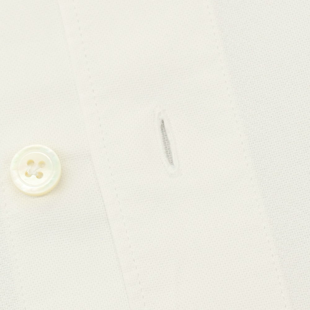 【中古】フィナモレ Finamore コットン ホリゾンタルカラー カジュアルシャツ ホワイト【サイズXS】【 状態ランクC 】【 メンズ 】