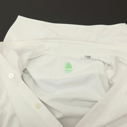 【中古】フィナモレ Finamore コットン ホリゾンタルカラー カジュアルシャツ ホワイト【サイズXS】【 状態ランクC 】【 メンズ 】