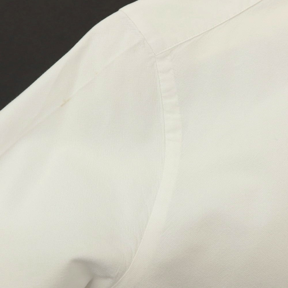 【中古】フィナモレ Finamore コットン ホリゾンタルカラー カジュアルシャツ ホワイト【サイズXS】【 状態ランクC 】【 メンズ 】