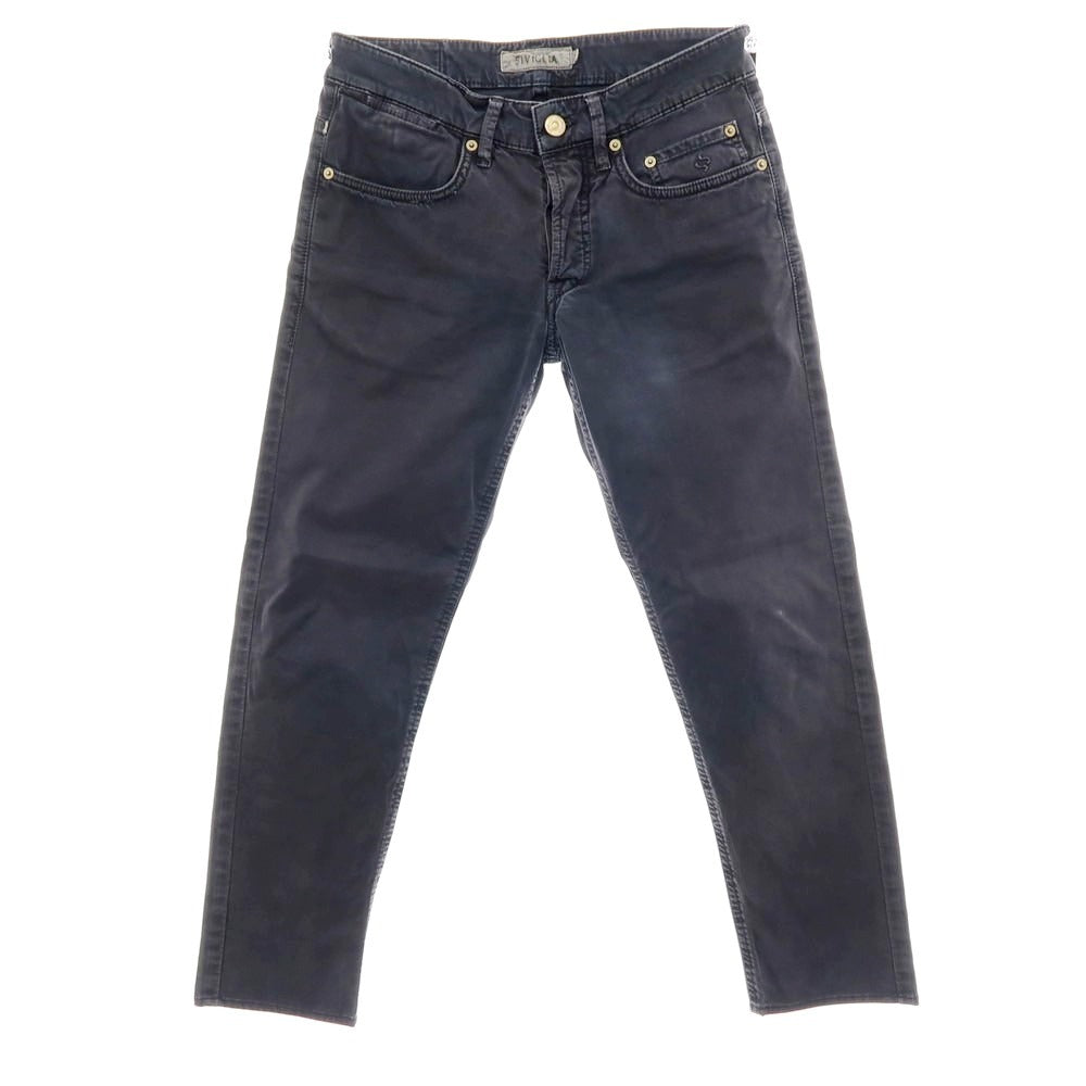 【中古】シビリア SIVIGLIA ストレッチコットン 5ポケットパンツ ダークグレー【サイズ29】【 状態ランクC 】【 メンズ 】