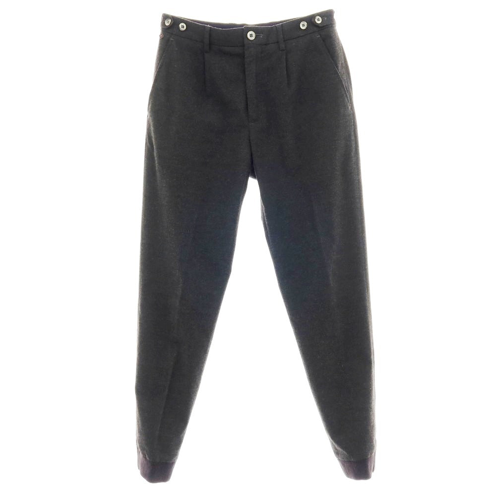 【中古】ジーティーアー G.T.A ポリエステルレーヨン イージーリブパンツ チャコールグレー【サイズ44】【 状態ランクC 】【 メンズ 】