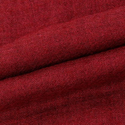 【中古】ファリエロサルティ Faliero Sarti ウール ストール レッド【 状態ランクC 】【 メンズ 】