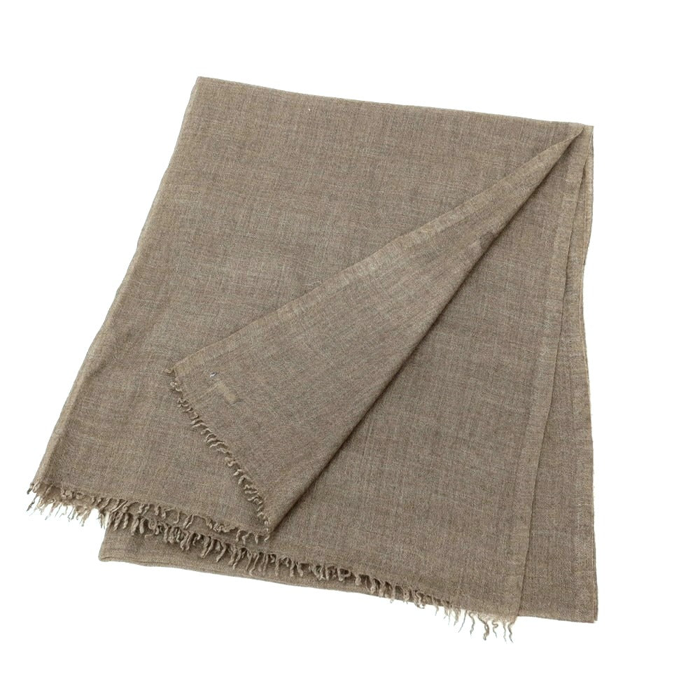 【中古】ファリエロサルティ Faliero Sarti ウール ストール カーキ【 状態ランクC 】【 メンズ 】