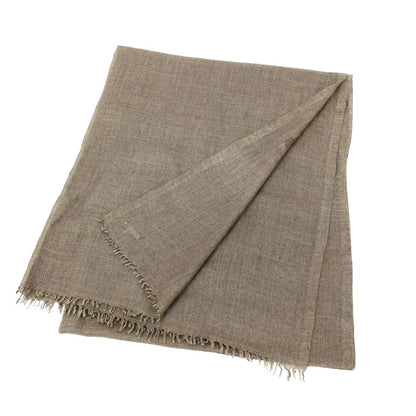 【中古】ファリエロサルティ Faliero Sarti ウール ストール カーキ【 状態ランクC 】【 メンズ 】