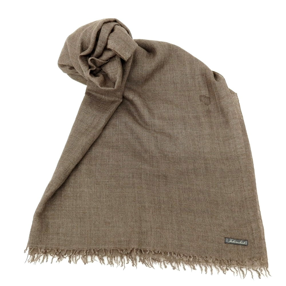 【中古】ファリエロサルティ Faliero Sarti ウール ストール カーキ【 状態ランクC 】【 メンズ 】