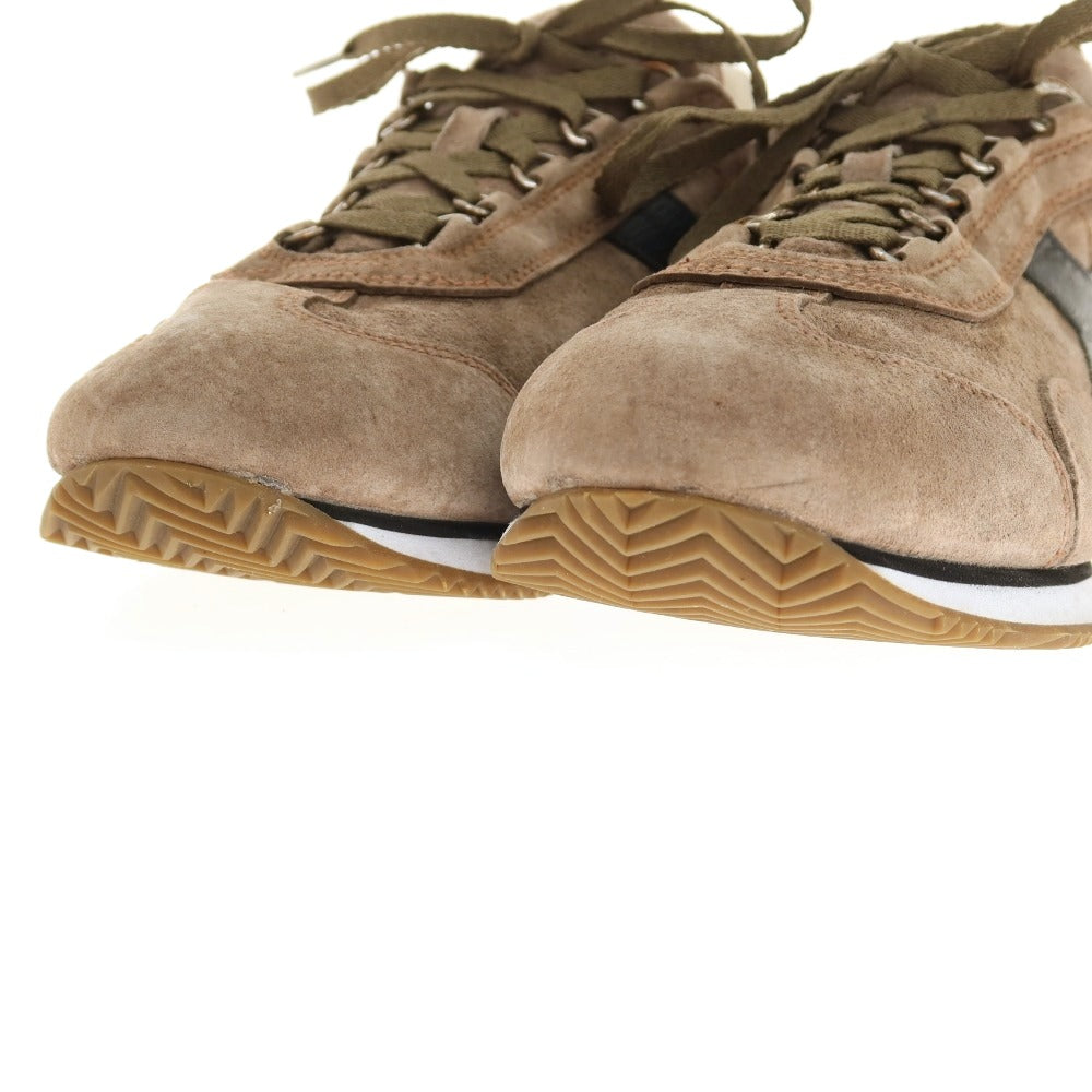 【中古】ディアドラ Diadora スエード スニーカー ブラウンxブラック【 25.5 】【 状態ランクC 】【 メンズ 】[APD]