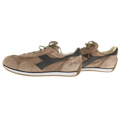 【中古】ディアドラ Diadora スエード スニーカー ブラウンxブラック【 25.5 】【 状態ランクC 】【 メンズ 】[APD]