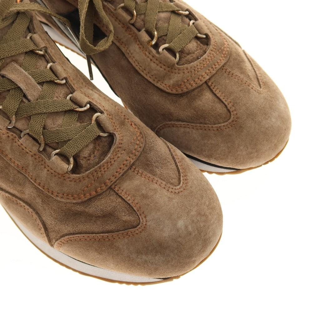 【中古】ディアドラ Diadora スエード スニーカー ブラウンxブラック【 25.5 】【 状態ランクC 】【 メンズ 】[APD]