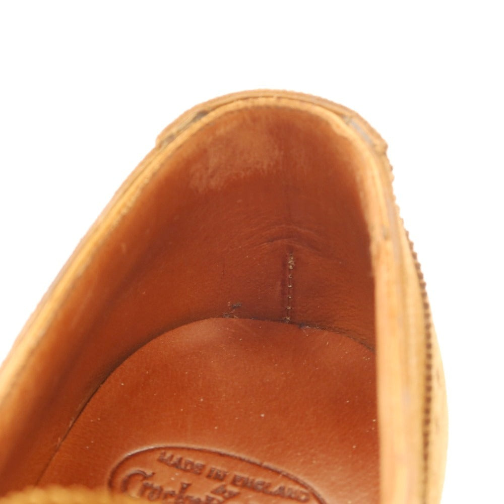 【中古】クロケットアンドジョーンズ CROCKETT&amp;JONES スエード ドレスシューズ ブラウン【 サイズ7　D 】【 状態ランクB 】【 メンズ 】 [BPD]