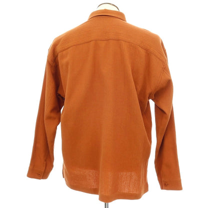 【中古】アイム メン IM MEN 2025年秋冬 コットン系 カジュアルシャツ ダークオレンジ【サイズ表記なし（L位）】【 状態ランクA 】【 メンズ 】