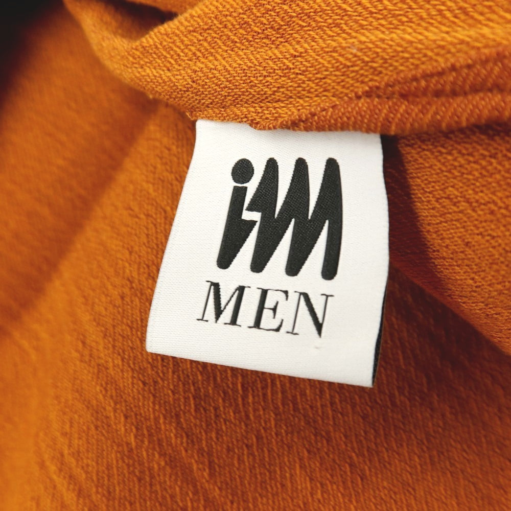 【中古】アイム メン IM MEN 2025年秋冬 コットン系 カジュアルシャツ ダークオレンジ【サイズ表記なし（L位）】【 状態ランクA 】【 メンズ 】[CPD]