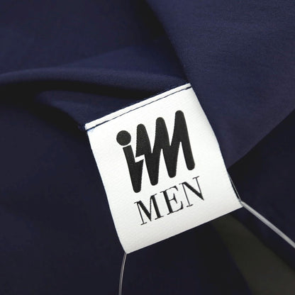 【中古】アイム メン IM MEN 2025年秋冬 ポリエステル系 スタンドカラー カジュアルシャツ ネイビー【サイズ表記なし（L位）】【 状態ランクA 】【 メンズ 】